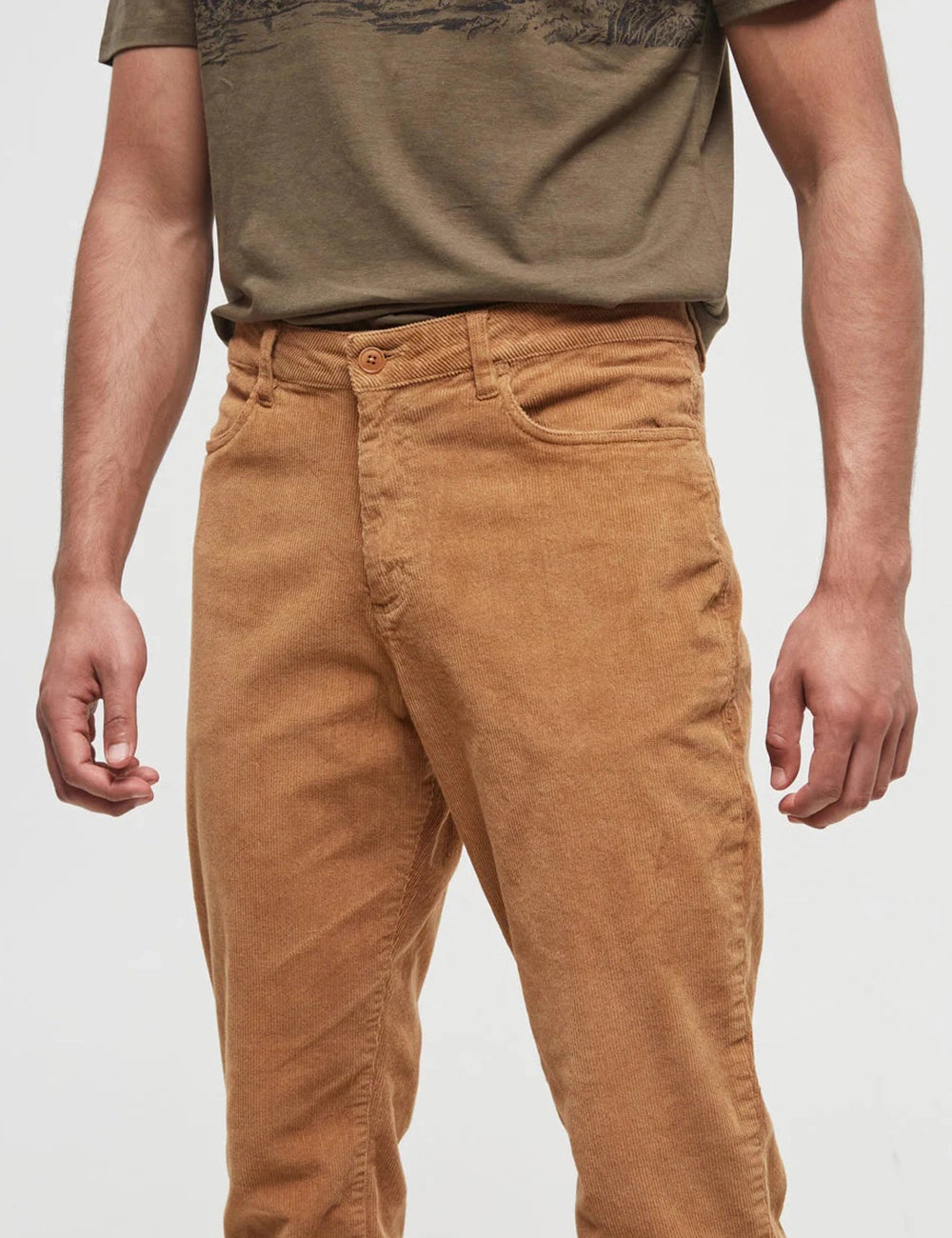 Men Slim Fit Flat-Front Trousers