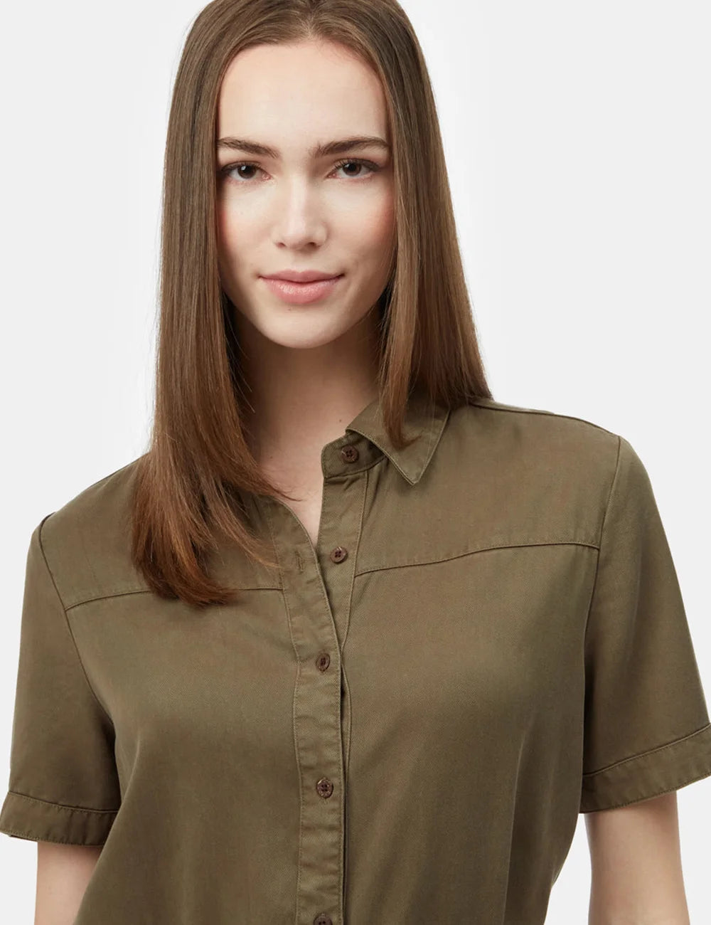 Belted Utility Shirt Jumpsuit