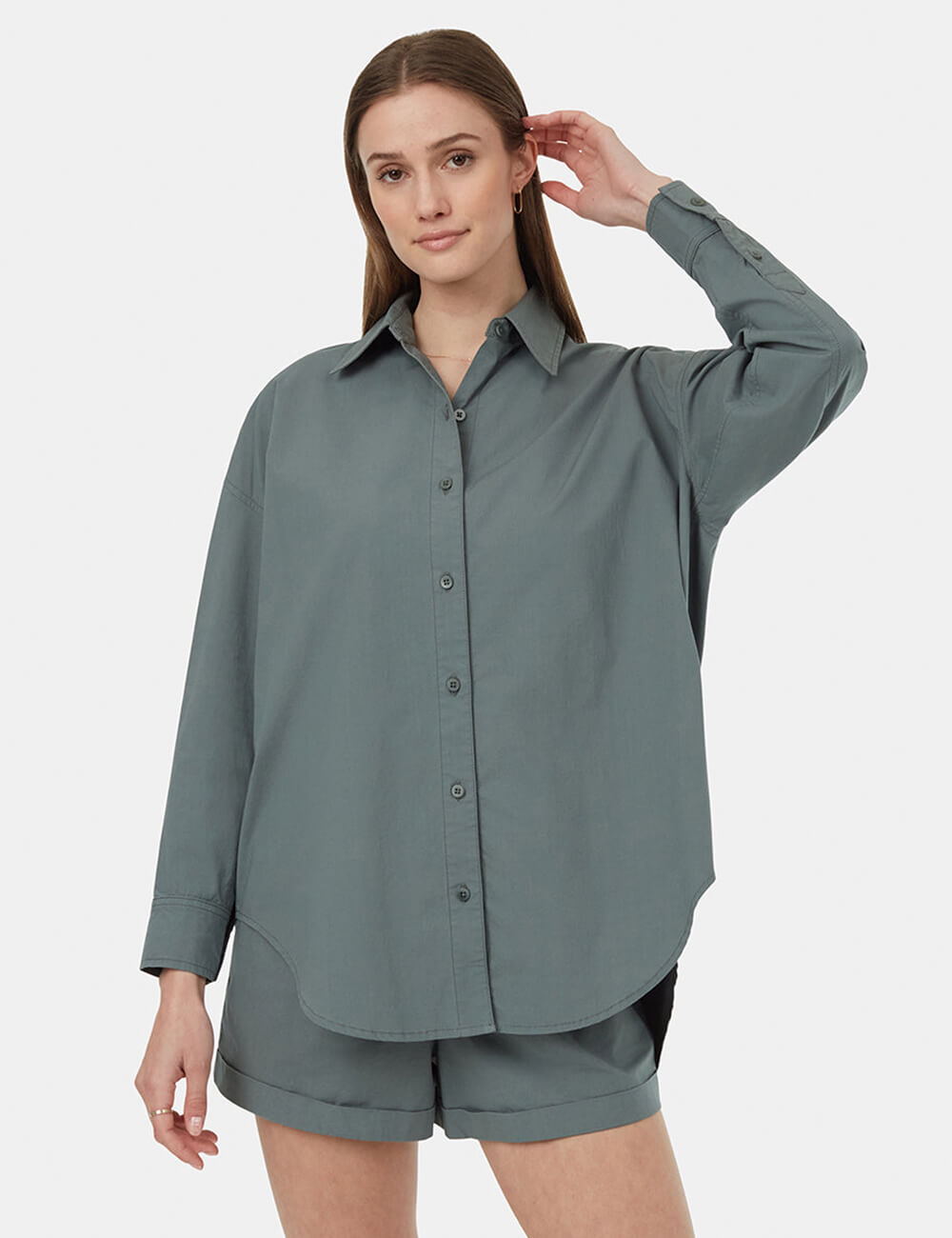 Regular Fit Drop Shoulder Shirt