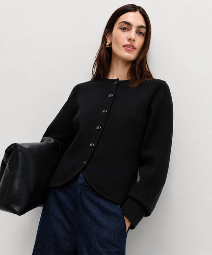 Elegant Button Front Jacket