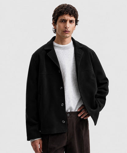Relaxed Tailored Collar Jacket
