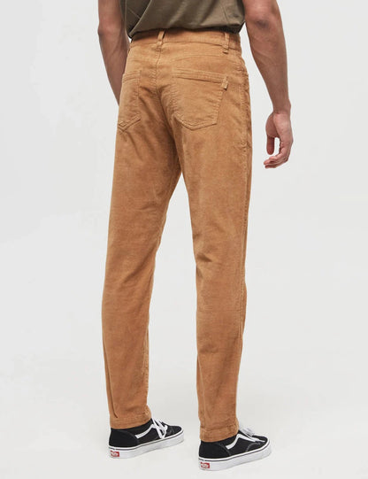 Men Slim Fit Flat-Front Trousers