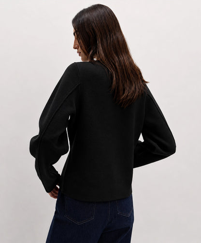 Elegant Button Front Jacket