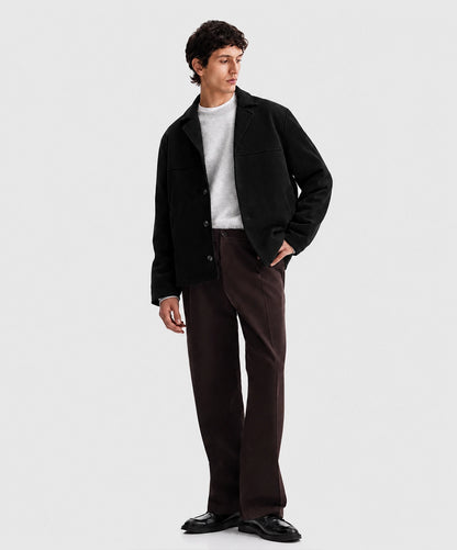 Relaxed Tailored Collar Jacket