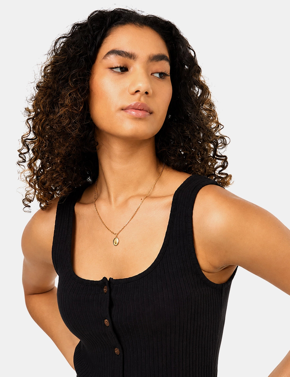 Women's Fitted Ribbed Tank Top