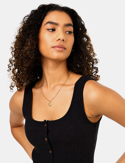 Women's Fitted Ribbed Tank Top