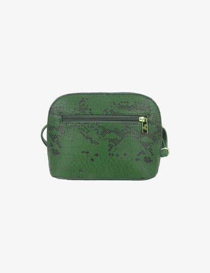 Patterned Vegan Leather Sling Bag