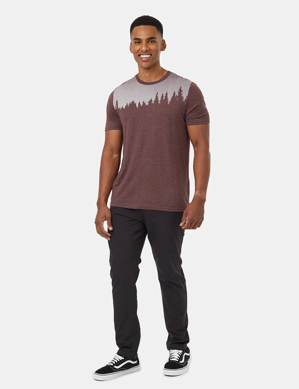 Tree Graphic Crew Neck T-Shirt