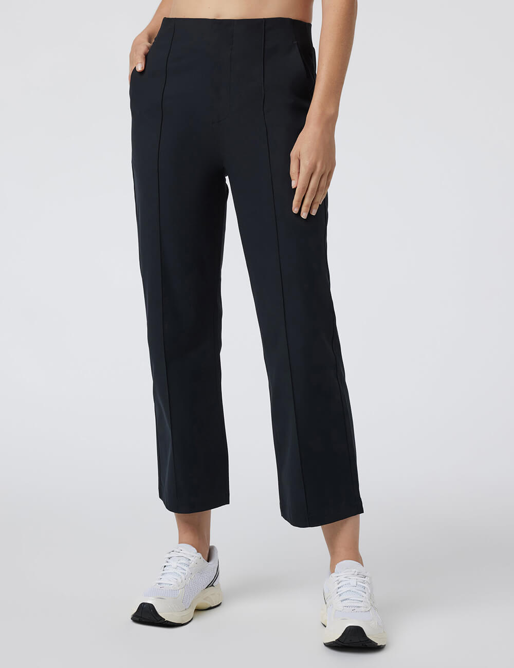 High-Rise Tapered Fit Pants