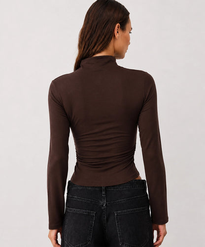 Soft High Neck Top