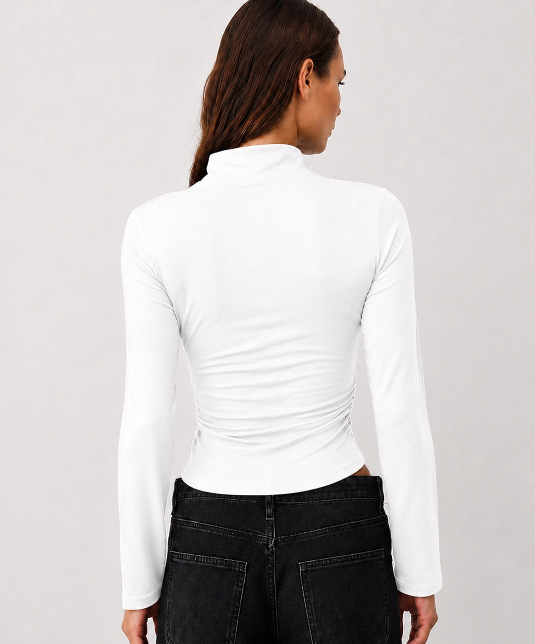 Soft High Neck Top