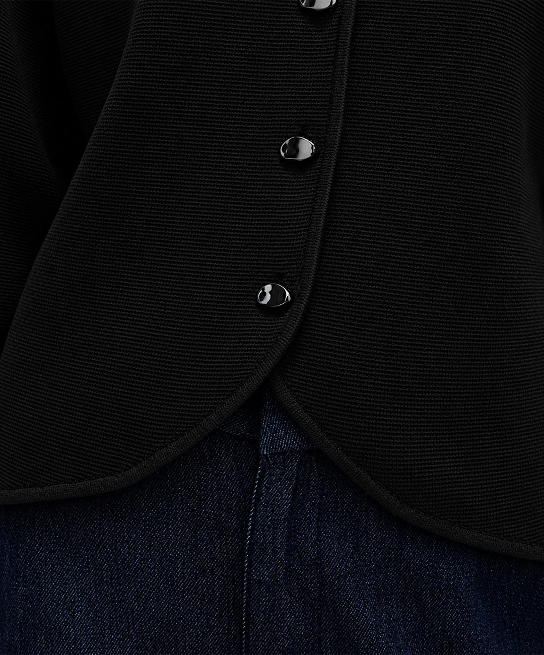 Elegant Button Front Jacket