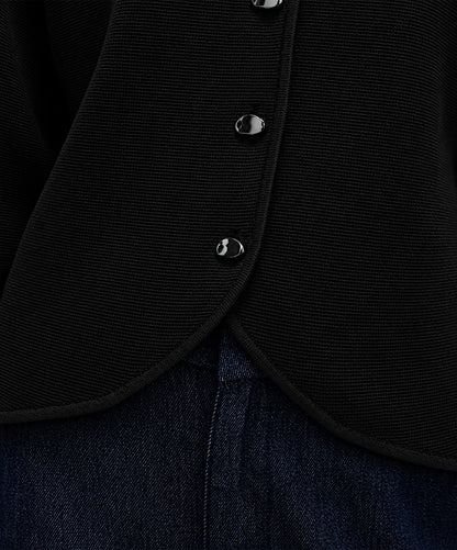 Elegant Button Front Jacket